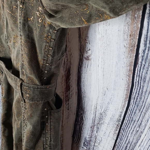 Seta Max Distressed Boling Embellished Jacket - Picture 6 of 16